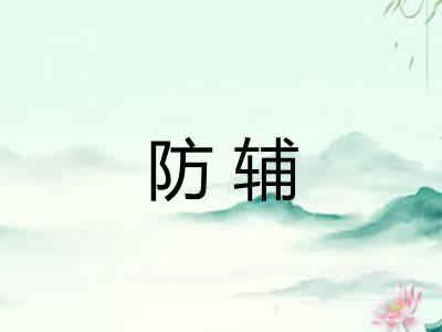 防辅 防辅