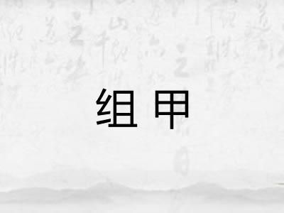 组甲