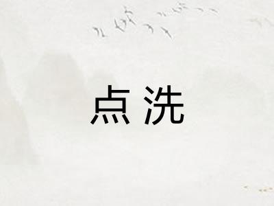 点洗