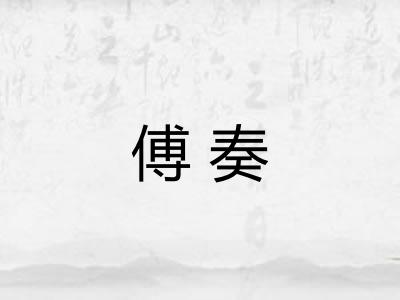 傅奏
