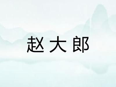 赵大郎