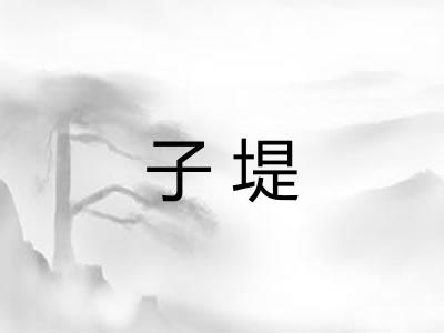 子堤