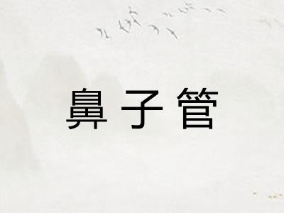 鼻子管