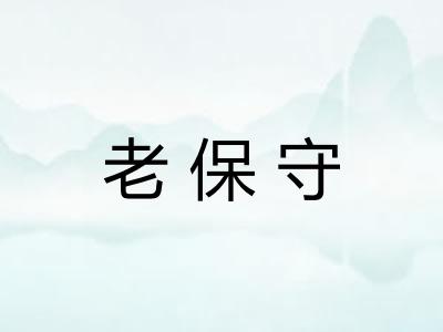 老保守