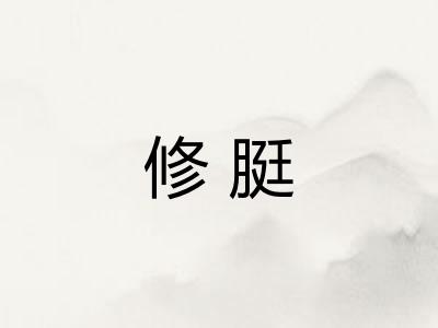 修脡