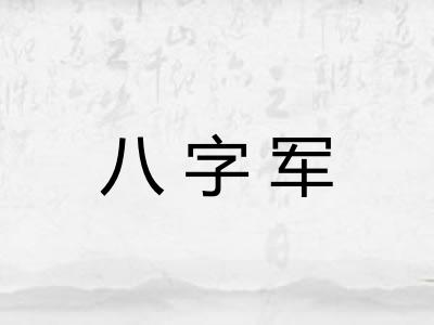 八字军
