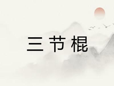 三节棍