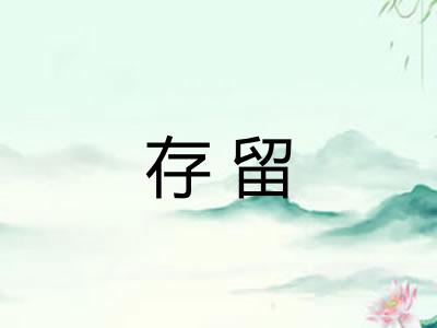 存留