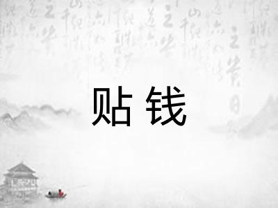 贴钱