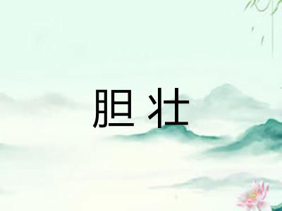 胆壮