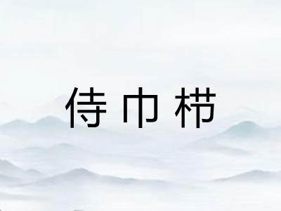 侍巾栉