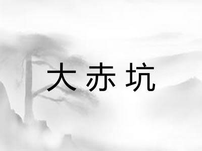 大赤坑
