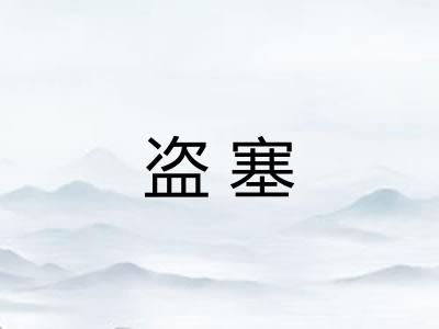 盗塞 盗塞