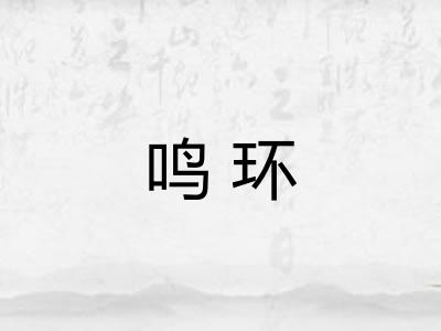 鸣环