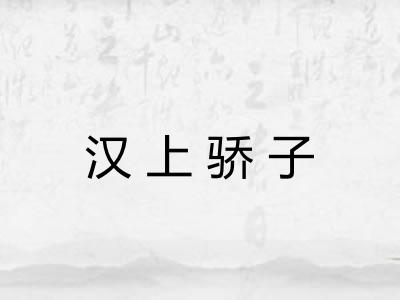 汉上骄子