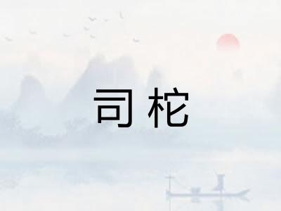 司柁 司柁