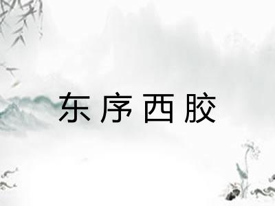 东序西胶