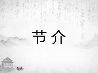 节介