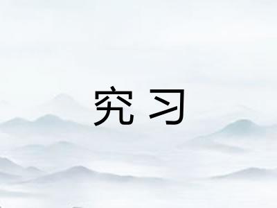 究习