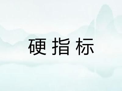 硬指标
