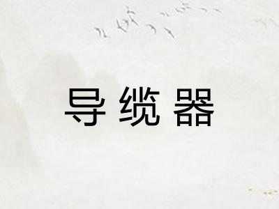 导缆器