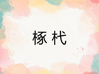 椓杙