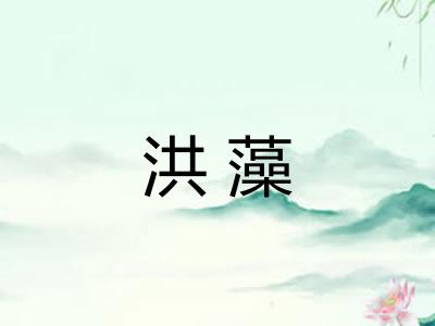 洪藻