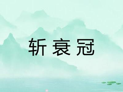 斩衰冠