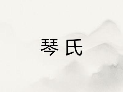 琴氏 琴氏