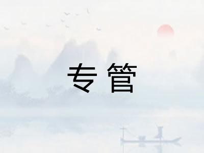 专管