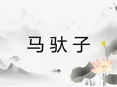 马驮子
