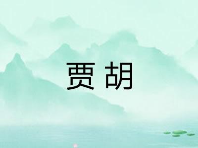 贾胡