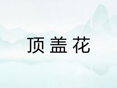 顶盖花