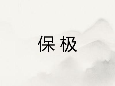 保极