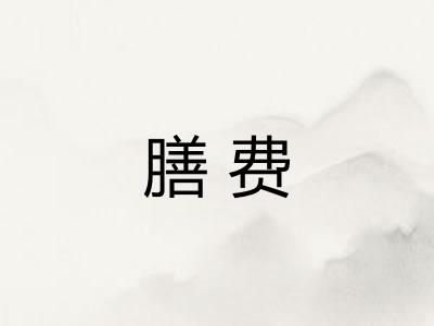 膳费
