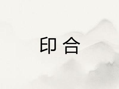 印合