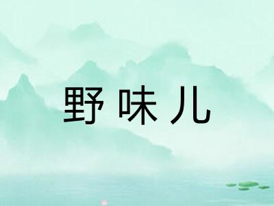 野味儿