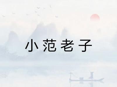 小范老子