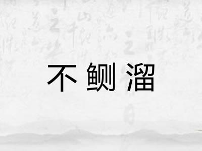 不鲗溜