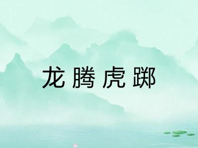 龙腾虎踯