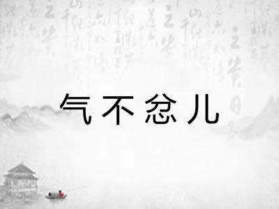 气不忿儿