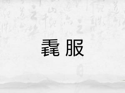 毳服