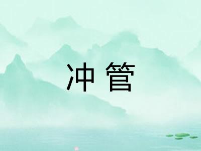冲管 冲管