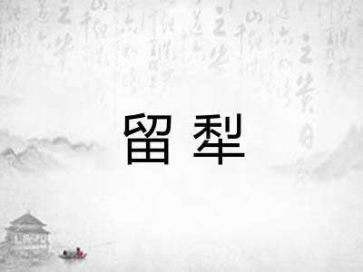 留犁