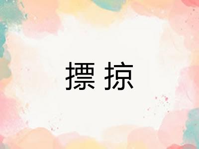 摽掠