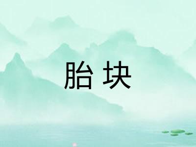 胎块
