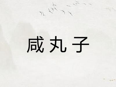咸丸子