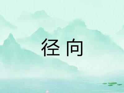 径向