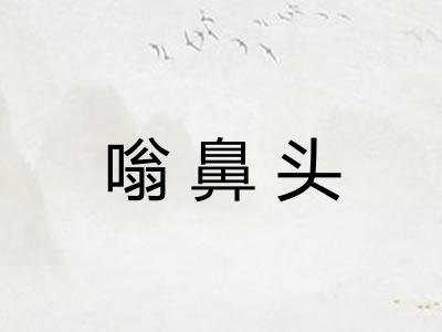 嗡鼻头
