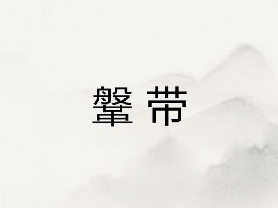 鞶带 鞶带